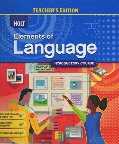 Holt Elements of Language Introductory Course Tchr Ed Ebook Reader