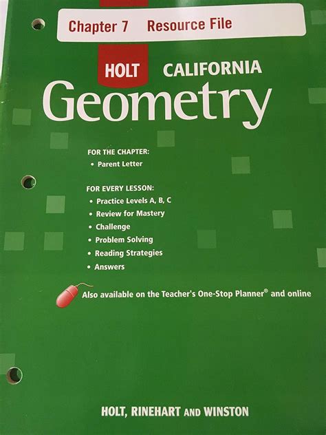 Holt Geometry 10 7 Answers Kindle Editon