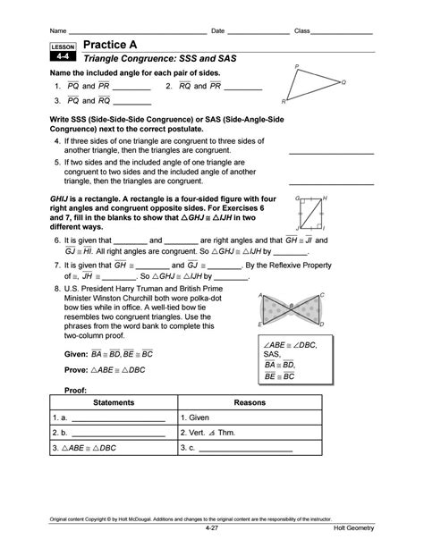 Holt Geometry 11 2 Practice A Answers Doc