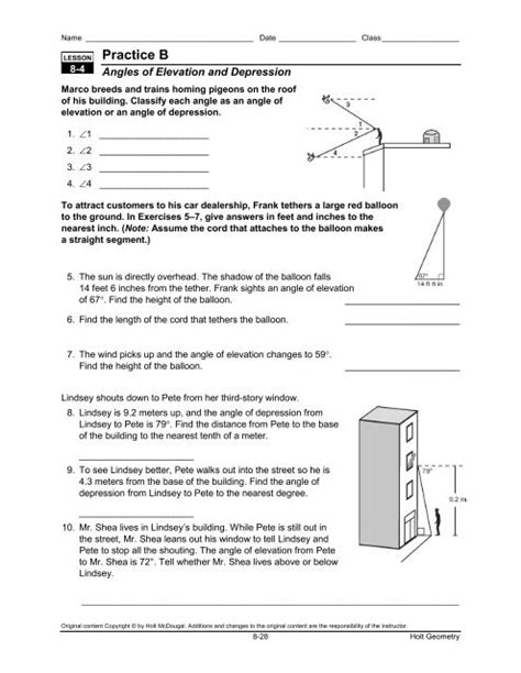 Holt Geometry 8 1 Practice B Answers Kindle Editon