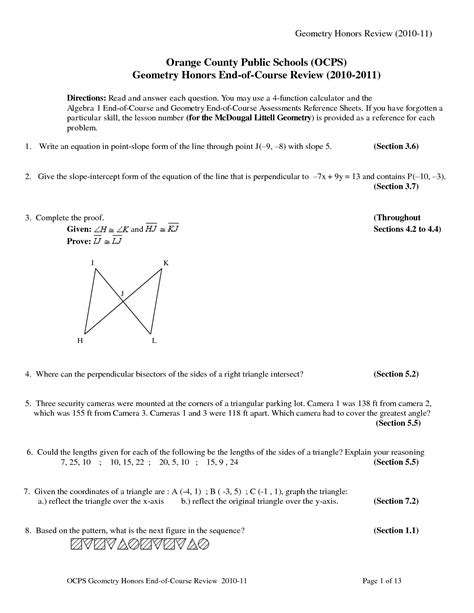 Holt Geometry Answers PDF