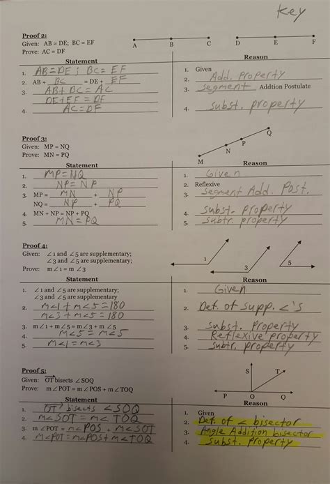 Holt Geometry Lesson 2 6 Geometric Proof Answers Reader