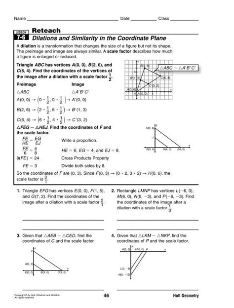 Holt Geometry Probability Reteach Answers PDF