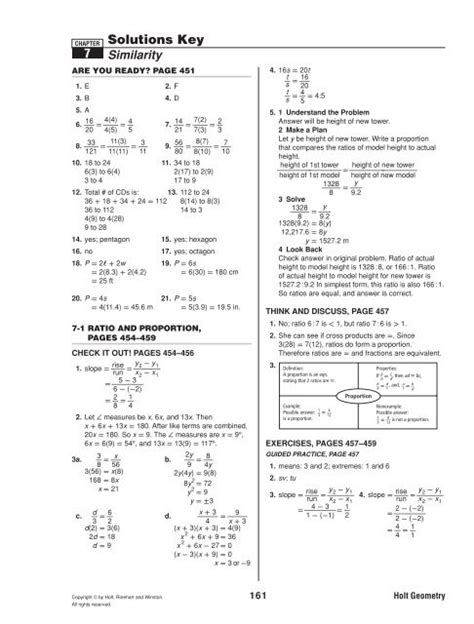 Holt Geometry Workbook Answer Key Ch 11 Doc