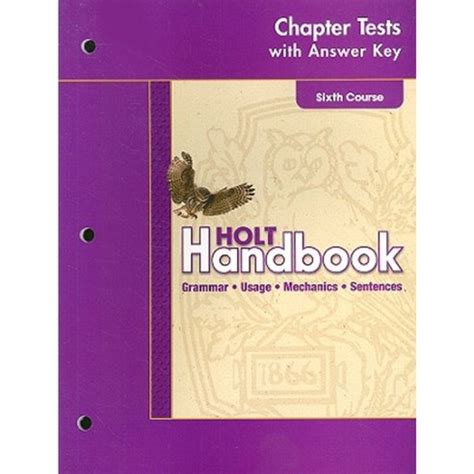 Holt Handbook 6th Grade Answers Reader