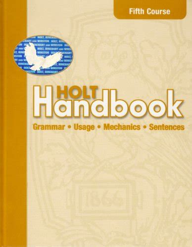 Holt Handbook Fifth Course Grammar Ebook Epub