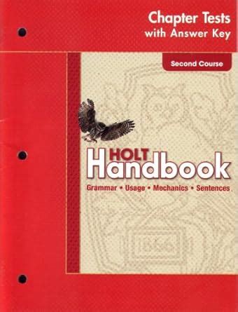 Holt Handbook Second Course Answer Key Ebook Reader