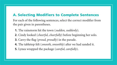 Holt Language Using Modifiers Correctly Answers Doc