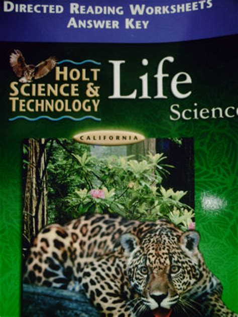 Holt Life Science Workbook Answers PDF