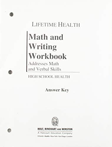 Holt Lifetime Health Workbook Answers Doc