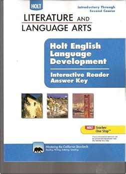 Holt Literature And Language Arts Interactive Reader Answers PDF