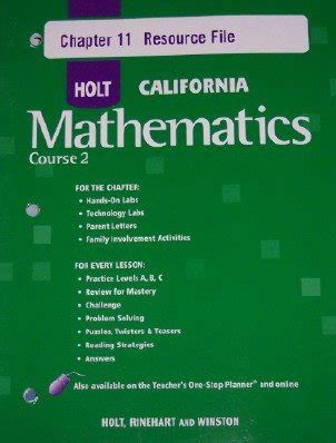 Holt Mathematics 11 6 Answers Kindle Editon