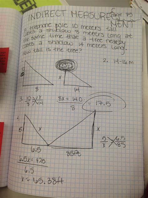 Holt Mathematics Indirect Measurement Answers Reader