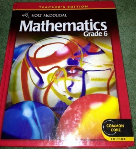 Holt Mathmatics Grade 6 Answer Key Kindle Editon