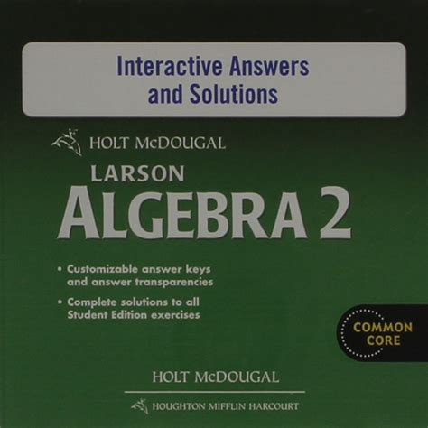 Holt Mcdougal Answers Algebra 2 Kindle Editon