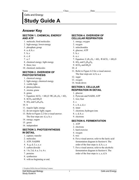 Holt Mcdougal Biology Study Guide Answers PDF