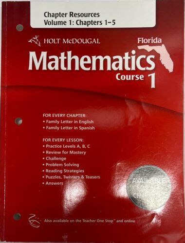 Holt Mcdougal Math Course 1 Answer Key Doc