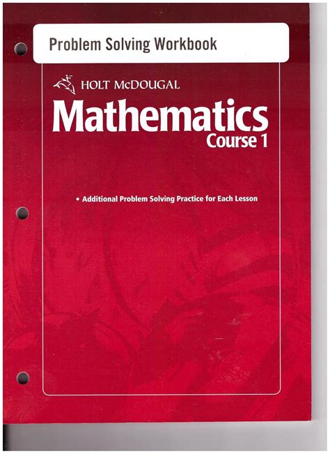 Holt Mcdougal Mathematics Course 1 Workbook Answers Epub