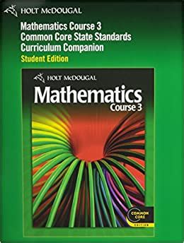 Holt Mcdougal Mathematics Course 3 Answer Key Kindle Editon
