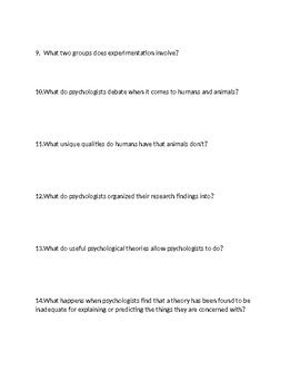 Holt Mcdougal Psychology Answer Worksheets Doc