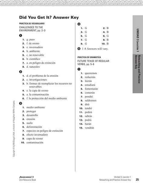 Holt Mcdougal Spanish 1 Workbook Answer Key Epub