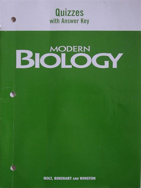 Holt Modern Biology Directed Answers Doc