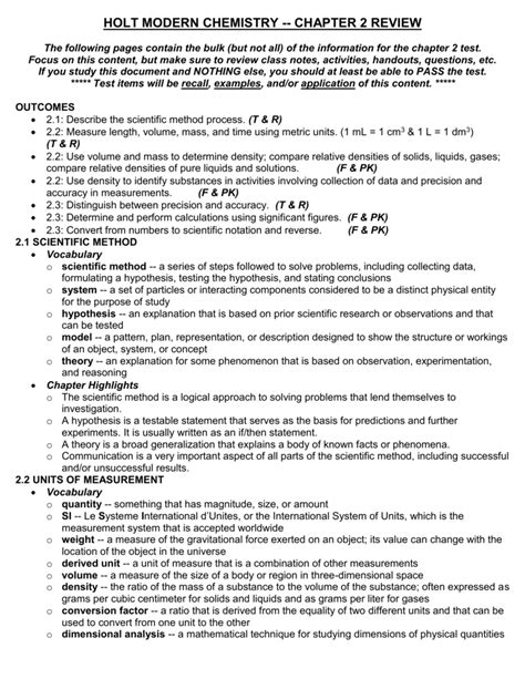 Holt Modern Chemistry Chapter 9 Test Answers Reader