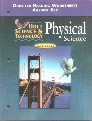 Holt Physical Science Directed Answer Key Kindle Editon