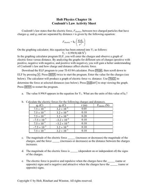 Holt Physics Answers Chapter 16 Kindle Editon