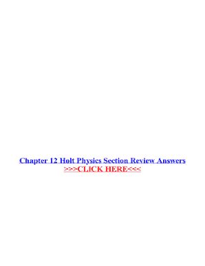 Holt Physics Chapter 12 Review Answers Kindle Editon