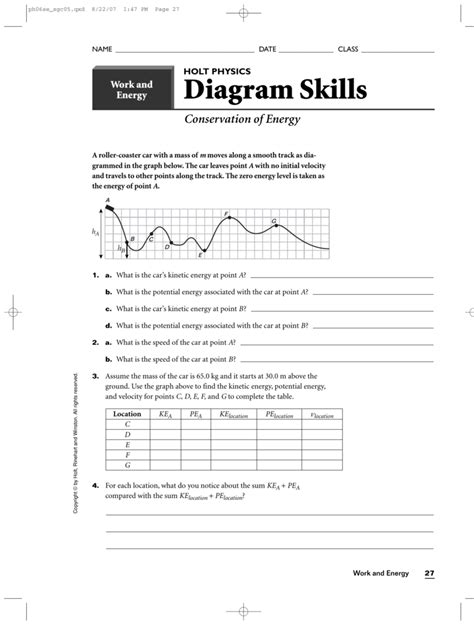 Holt Physics Diagram Skills Answers PDF