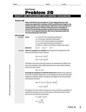 Holt Physics Problem 2d Answers PDF