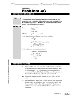 Holt Physics Problem 4c Answers Epub