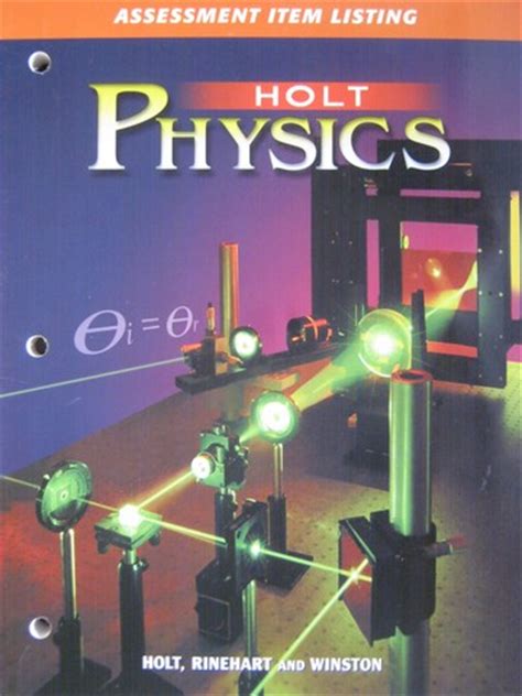 Holt Physics Tests With Answers Kindle Editon