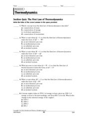 Holt Physics Thermodynamics Sectiion Quiz Answers Doc