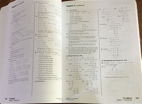 Holt Pre Algebra Answer Key Free PDF