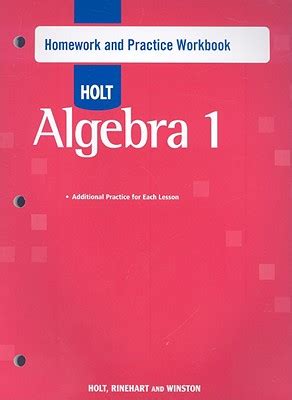 Holt Rinehart And Winston Algebra 1 Answers Reader