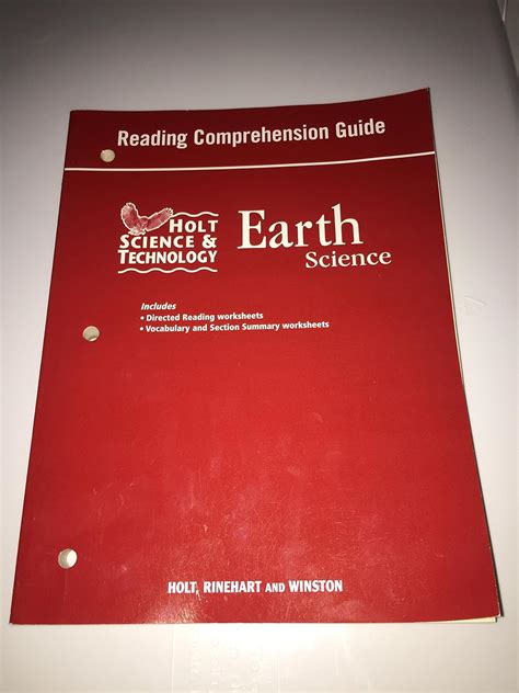 Holt Rinehart And Winston Earth Science Answers PDF