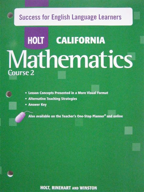 Holt Rinehart And Winston Math Answers Epub