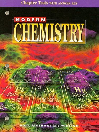 Holt Rinehart Winston Modern Chemistry Answers Review Kindle Editon