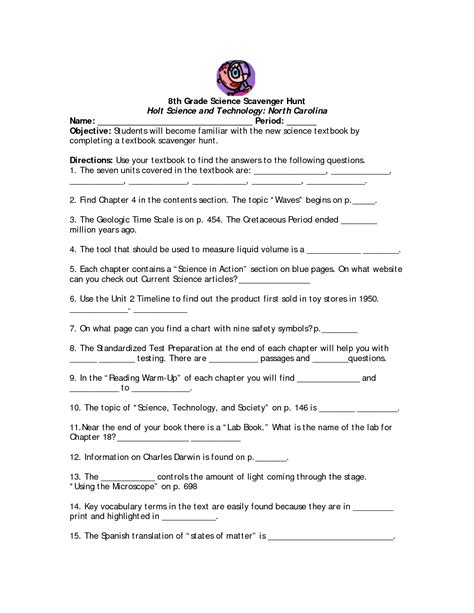 Holt Science And Technology Answer Key 8th Grade Epub