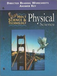 Holt Science And Technology Physical Answers PDF