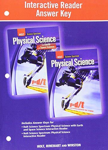 Holt Science Spectrum Answer Keys Kindle Editon