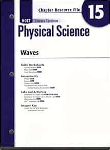 Holt Science Spectrum Waves Answer Key Kindle Editon