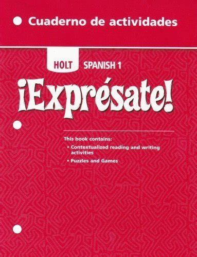 Holt Spanish 1 Expresate Workbook Answers Pdf Epub