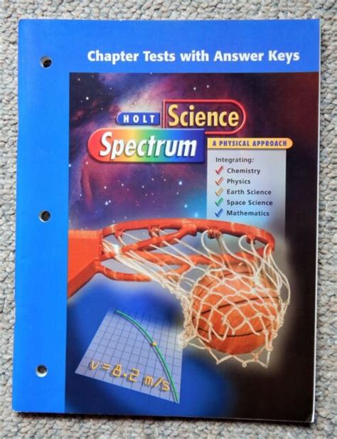 Holt Spectrum Physical Science Chapter Test Answers Doc