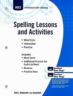 Holt Spelling Lesson 6 Answers PDF