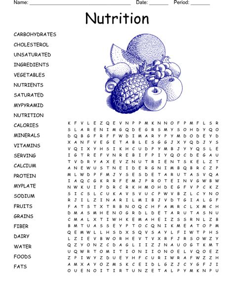 Holt Word Search Nutrition Answers Reader