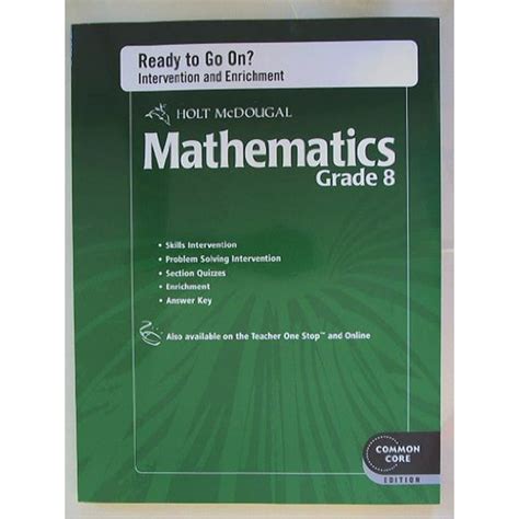 Holt mathematics grade 8 answer key Ebook PDF