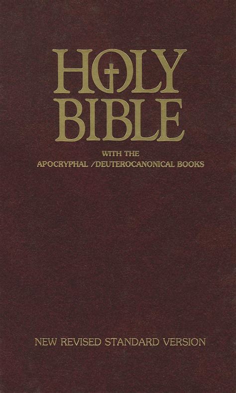 Holy Bible: New Revised Standard Version With The Apocrypha And The Deuterocanonical Books Doc